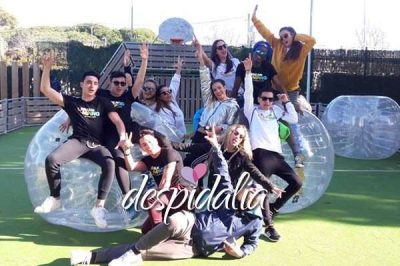 Bubble Football à Barcelone
