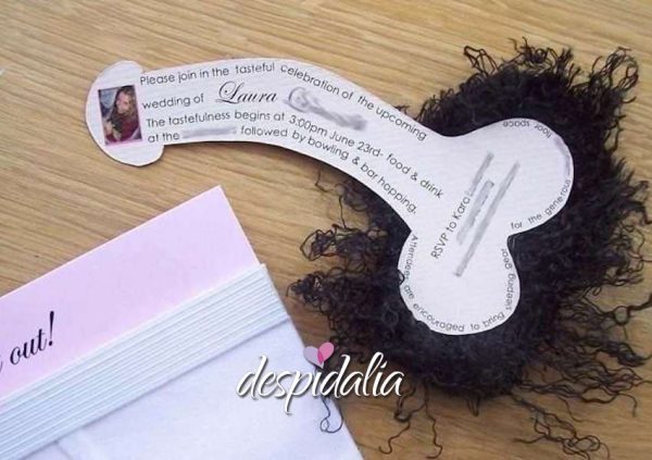 Invitations pour les enterrements de vie de jeune fille