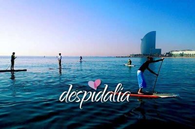 Stand-up paddle à Sitges