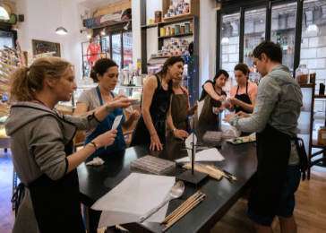 Atelier chocolat à Barcelone pour EVJF